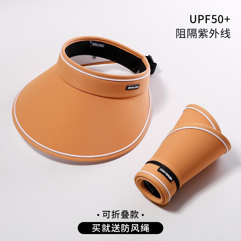 

Brim Lightweight Wide Sun Hat For Women With Foldable Feature For Summer Defense Uv Orange Foldable