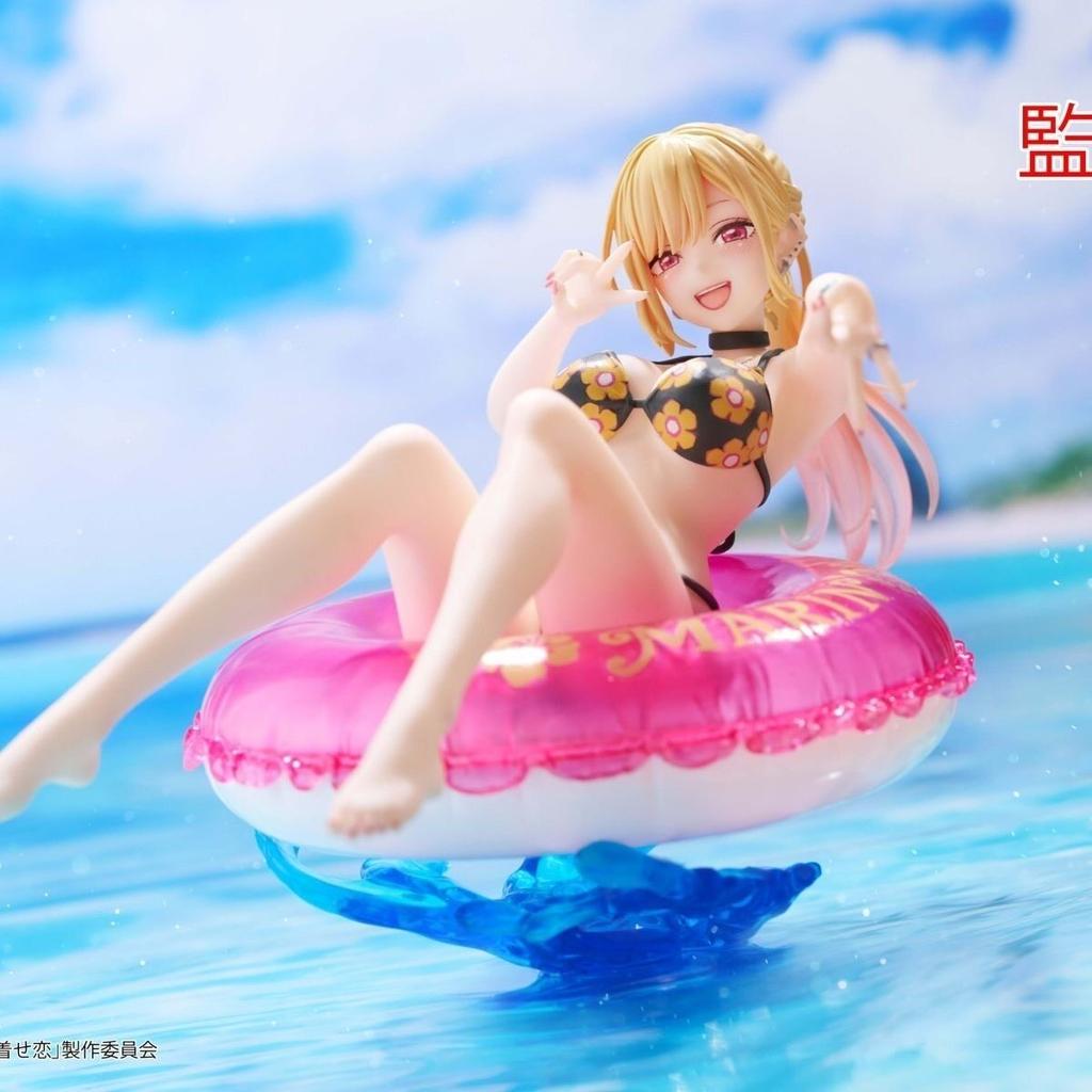Officially Licensed Dress-Up Darling Marin Kitagawa Aqua Float Girls PVC Swimsuit Figure Collectible Toy Original Box