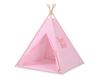 Tipi tent for children + mat + feather pendants - pink