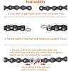 Jovitec 3 Pairs Bicycle Missing Link 11 Speed Chain Reusable Silver Steel Bicycle Chain