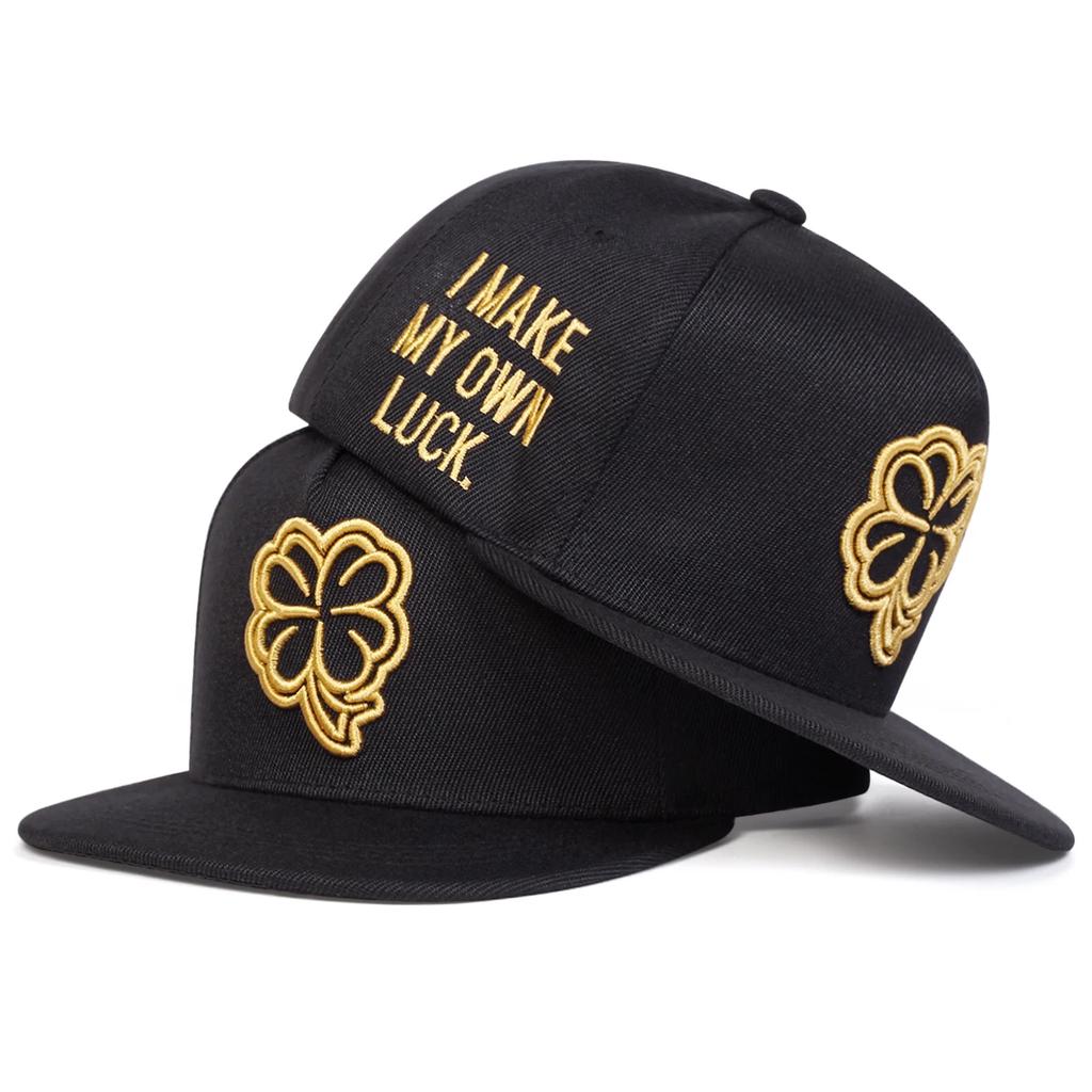 Unisex Four Leaf Clover Embroidery Hip-Hop Hats Spring And Autumn Outdoor Adjustable Sports Casual Baseball Caps Sunscreen Hat