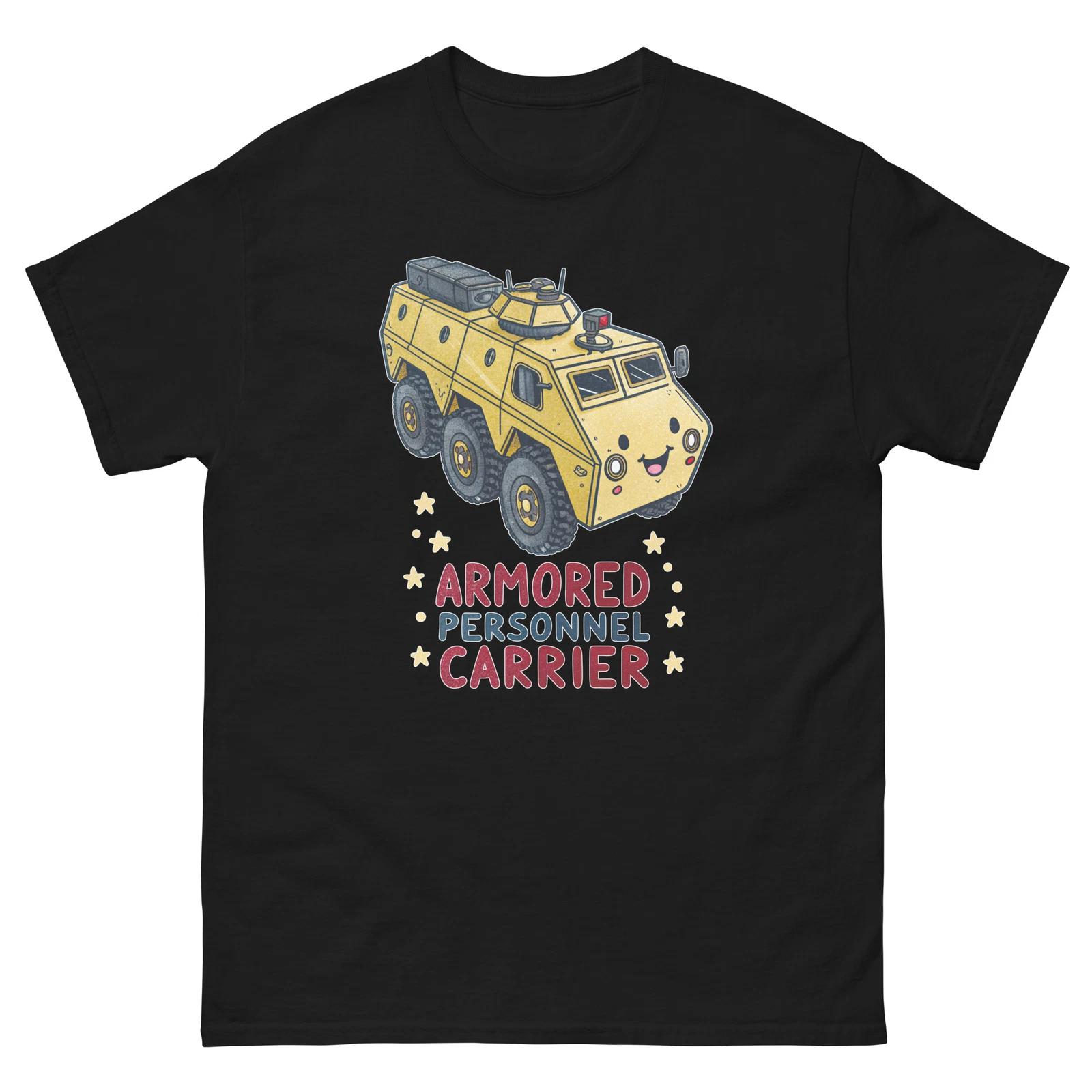 

Armored Personnel Carrier Transportation Vehicle Illustration T-Shirt S