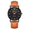 Men Watch Leather Sports Minimalism Fashion Rose Gold Dial Quartz Casual Electronic Mens Watches Male Clock Orologio Uomo