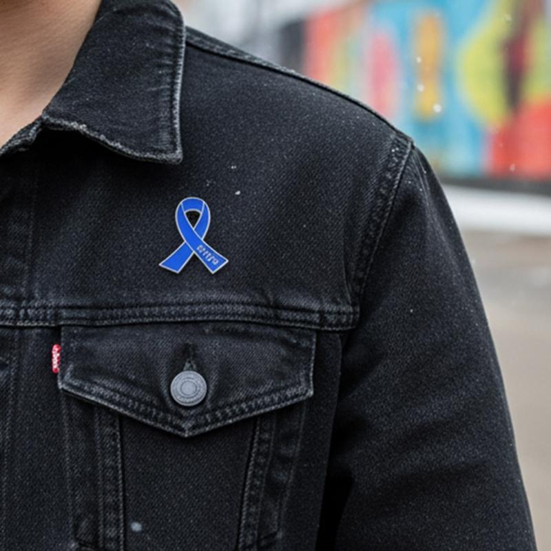 Stylish Hope Letter Ribbon Brooch Versatile Ribbon Pin Gift for Everyday Wear and Gift Giving In Sturdy Alloy Design