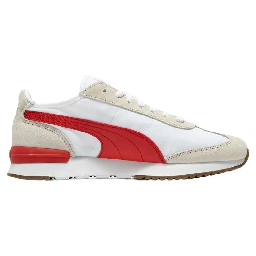 New PUMA R78 Wind Nylon 'White Beige Red' 392901-05