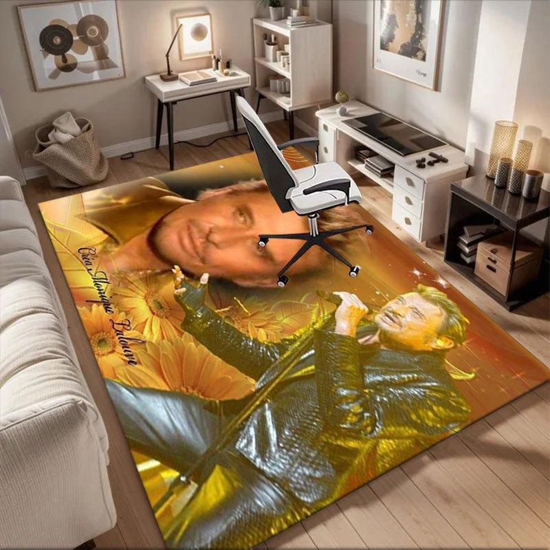 

Golden Elegance: Monique Lalouve s Signature Collection Office Mat Perfect for Home Decor Office Desk Chair Rugs Chair Carpet for office Po 60cm by 90cm