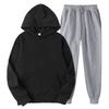 Xiyin Amazon Blank Light Sweater Set Men's and Women's Fleece European Size Hooded Set Women's Sports Trend Set