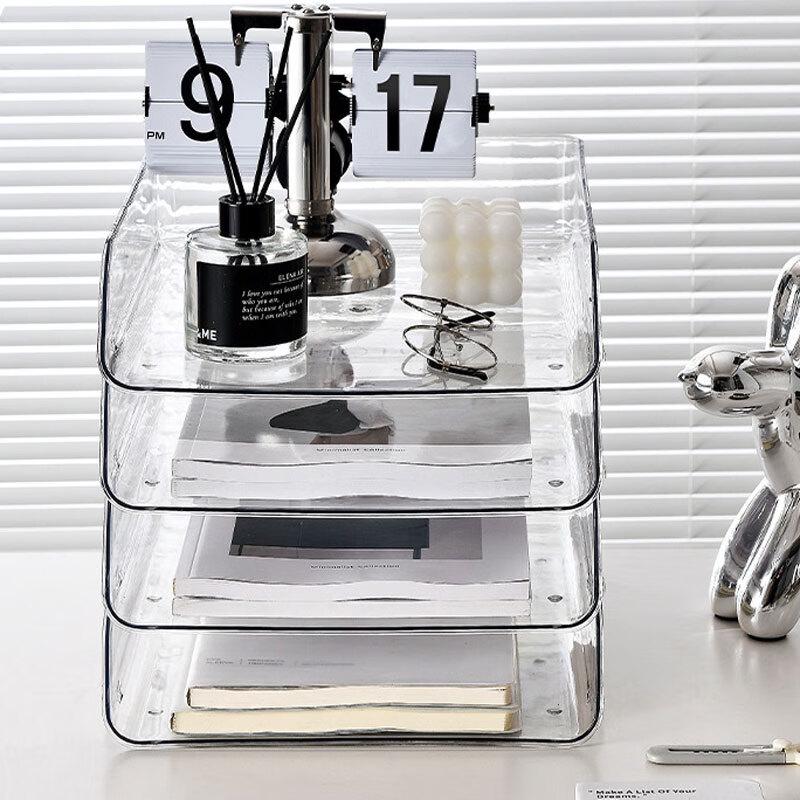 Lubangxiong Transparent Acrylic Desktop Organizer