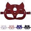 Elegant Fox Mask Made Of High-quality Pu Leather For Halloween Party And Masquerade