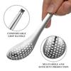 2 Stück Großer Kochlöffel Sieb Kaviar Abtropfsieb Kochgeschirr Haushalt Griff Piercing-Set