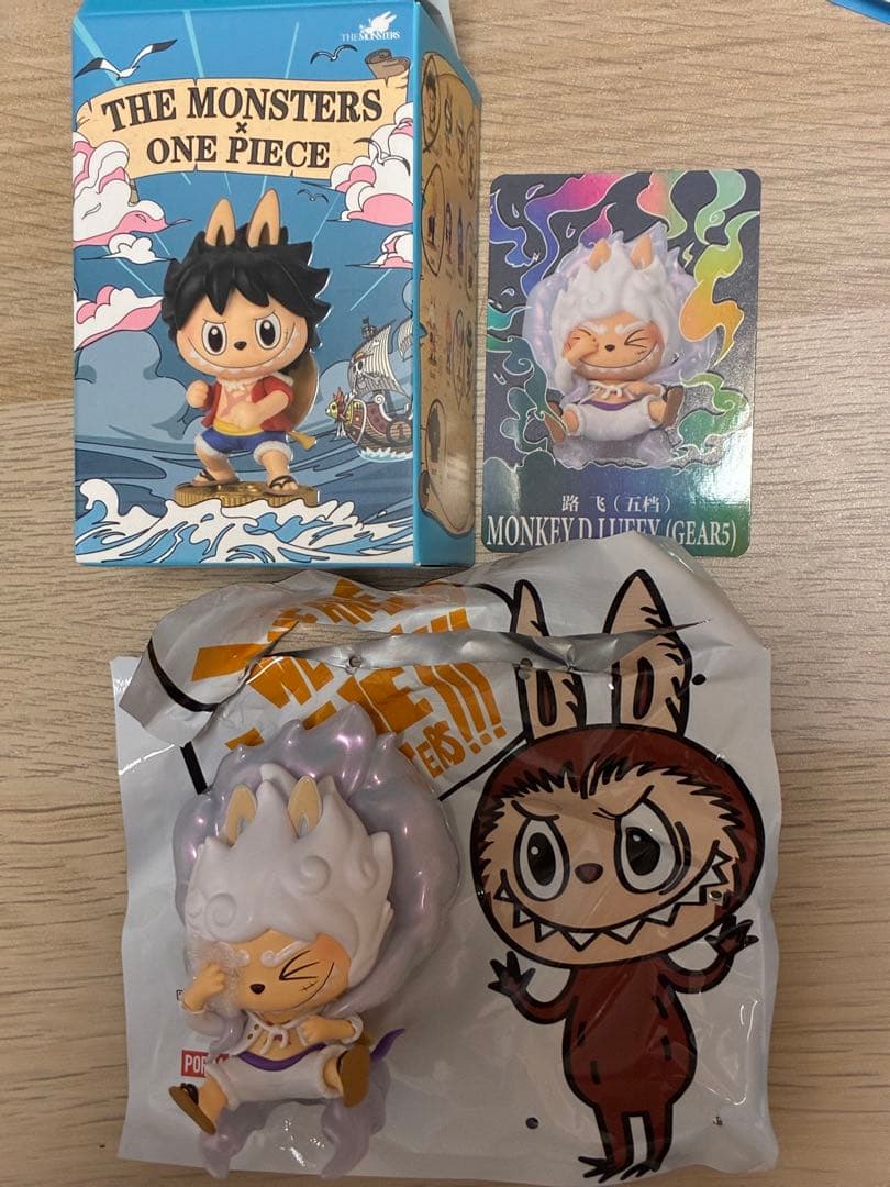 

[USED] THE MONSTERS x ONE PIECE Lovebu Figure Luffy Gear 5