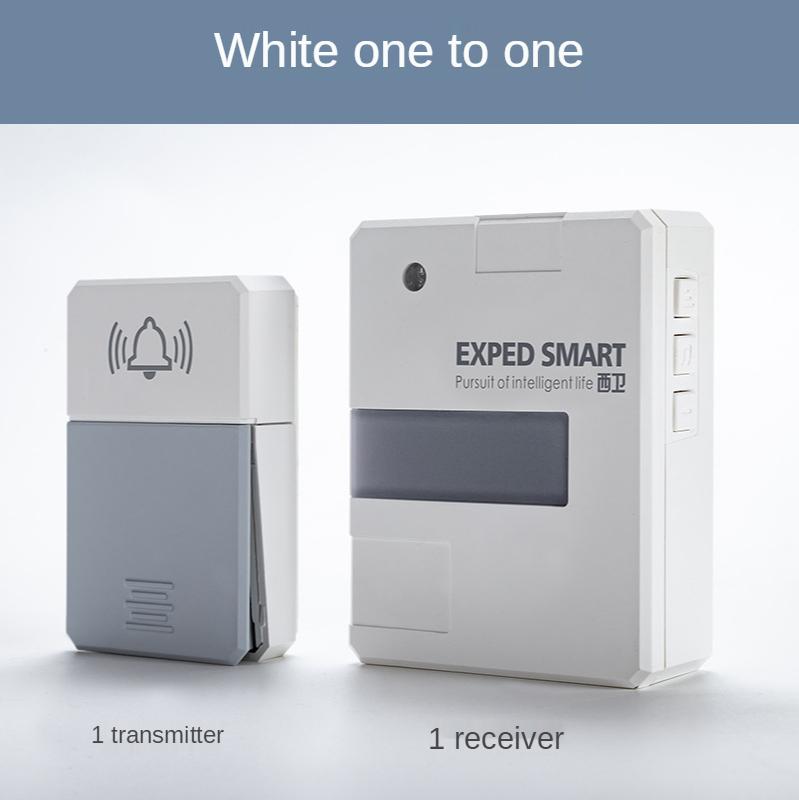 

Многофункциональный интеллектуальный беспроводной дверной звонок, ночник, водонепроницаемый, наружная электроника для дома, дальнего действия, настенный, самогенерирующийся white