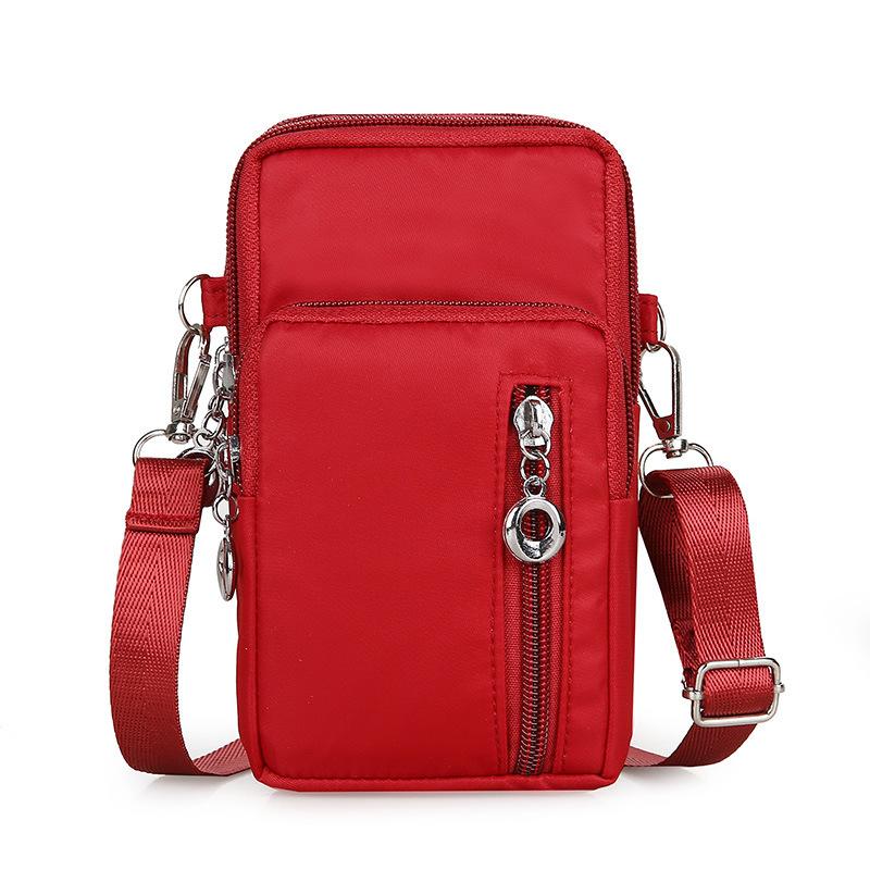 Torebka na telefon damska torba mini mała kwadratowa modna torebka płócienna przenośna torba na ramię na zewnątrz