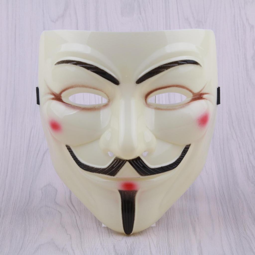 Halloween V Mask Masquerade Full Face Hacker Street Dance Mask for Men