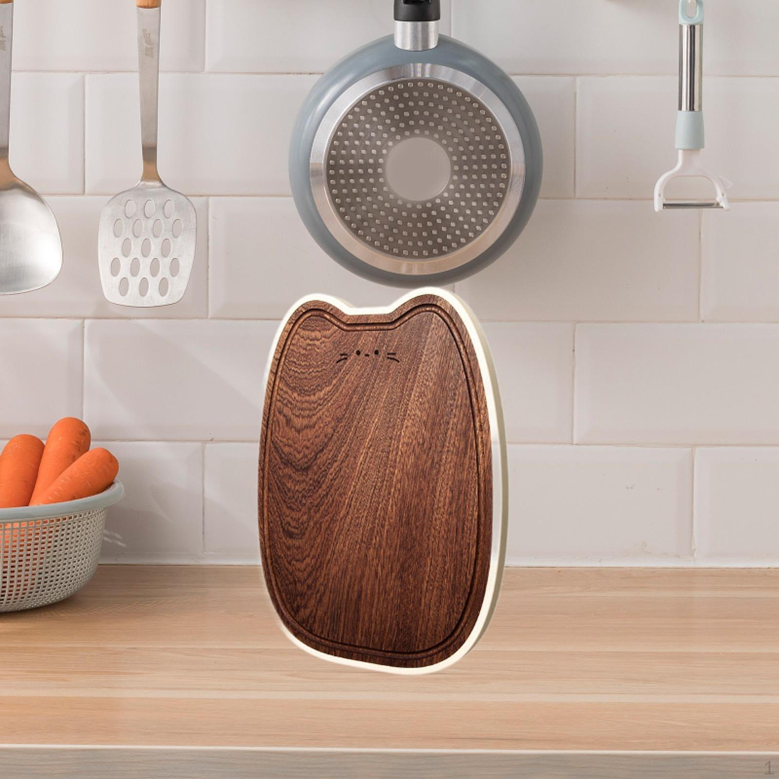 

Дерев яна обробна дошка для нарізання Кухонний гаджет Багатофункціональний піднос для їжі Подача сиру L