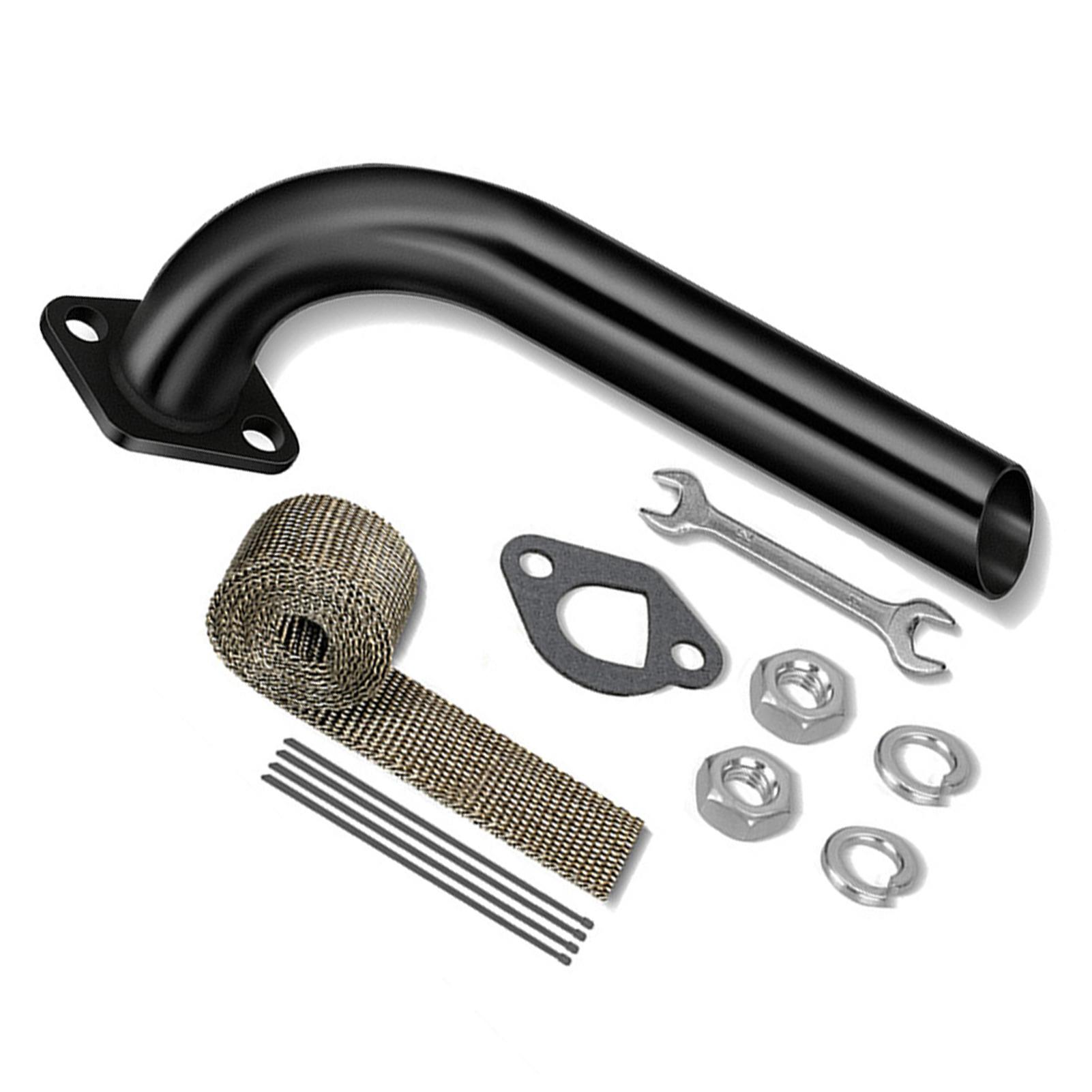 Mini Bike Exhaust Kit Exhaust Kit Exhaust Go Kart Parts Durable Improved Exhaust