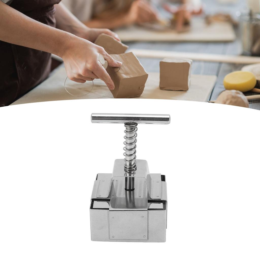 Stainless Steel Clay Cutter Spring Loaded Plunger Cutting Handcraft Cake Cutter Mold for Salads Desserts