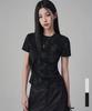 AVANDRESS Gina Fog Shirred Jacquard Tee_2 Colors