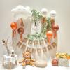 Baby'S 1St Birthday Decorates Ins Fengsen Net Red Balloon Decoration Background Wall Scene Decorates Party Supplies