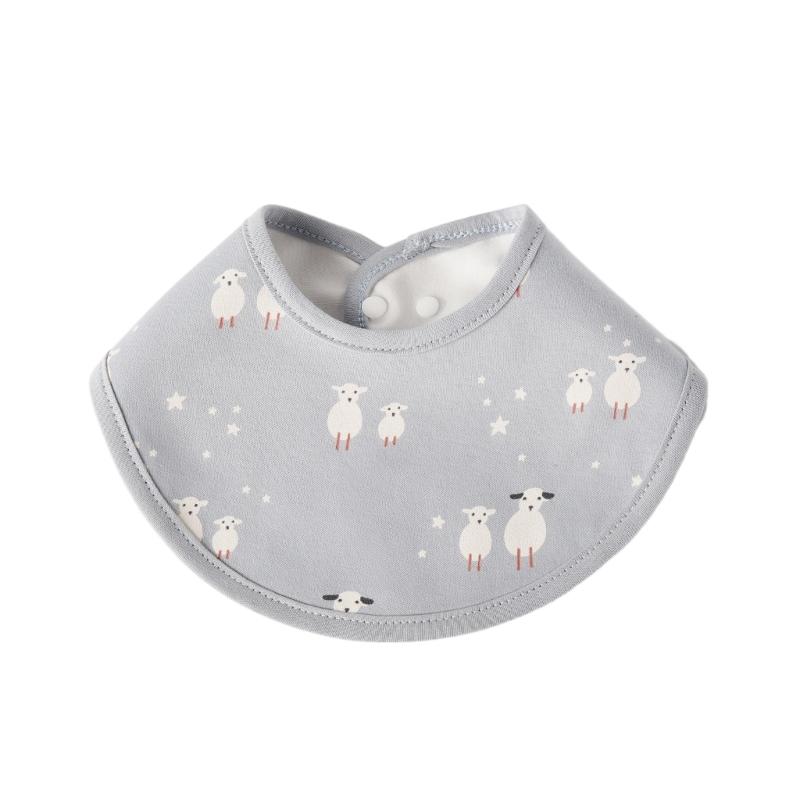 

Infant Feeding Apron with 3 Layer Protections Comfortable Newborns Apron Lovely Pattern Apron for Mealtime & Travel Use