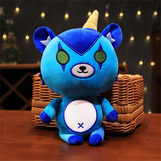 Funneh Plüschpuppe Hohe Simulation Atmungsaktiv Dekoratives Spielzeug Cartoon Funneh Stoffpuppe Kissen Teddybär für Kinder