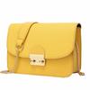 LuxRosy Mini Pochette Clutch Bag with Chain, Yellow, Small, Perfect for Weddings, Parties, and Formal Occasions