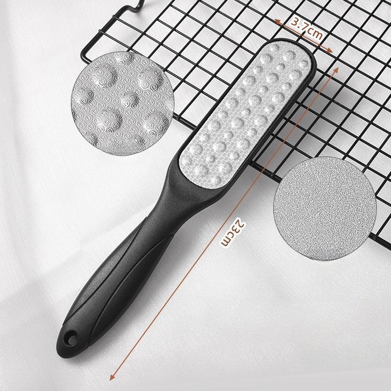 Stainless Steel Double-Sided Footplate for Easy Dead Skin Removal and Callus Peeling