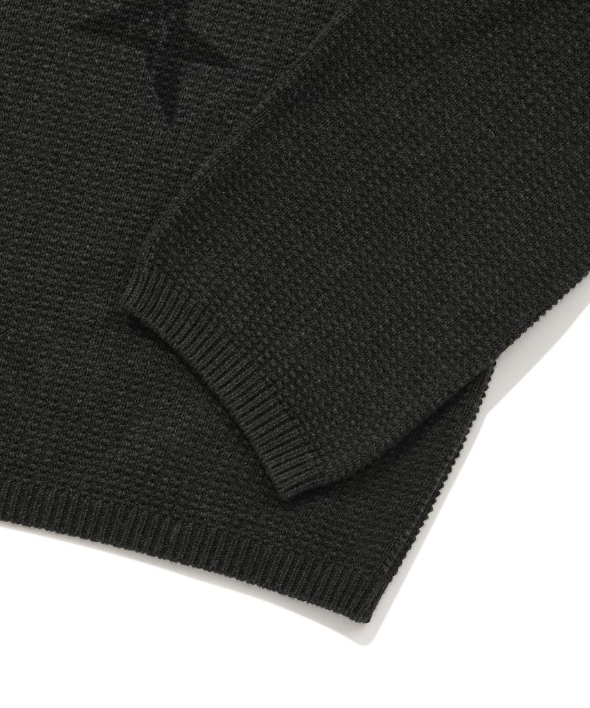 FALLETT Underground Long Sleeve Knit Charcoal