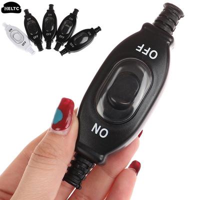 1PCS 3A 250V On/Off Waterproof In Line Switch Cord Switch Round Wire Silver Contact Double Cut Switch Dust Switch Cord Switch