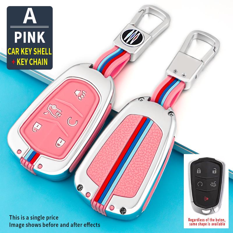 Silicone Remote Key Fob Cover for Cadillac XT5, CT6, XTS, XT4, and ATSL - Creative Design for Men and Women