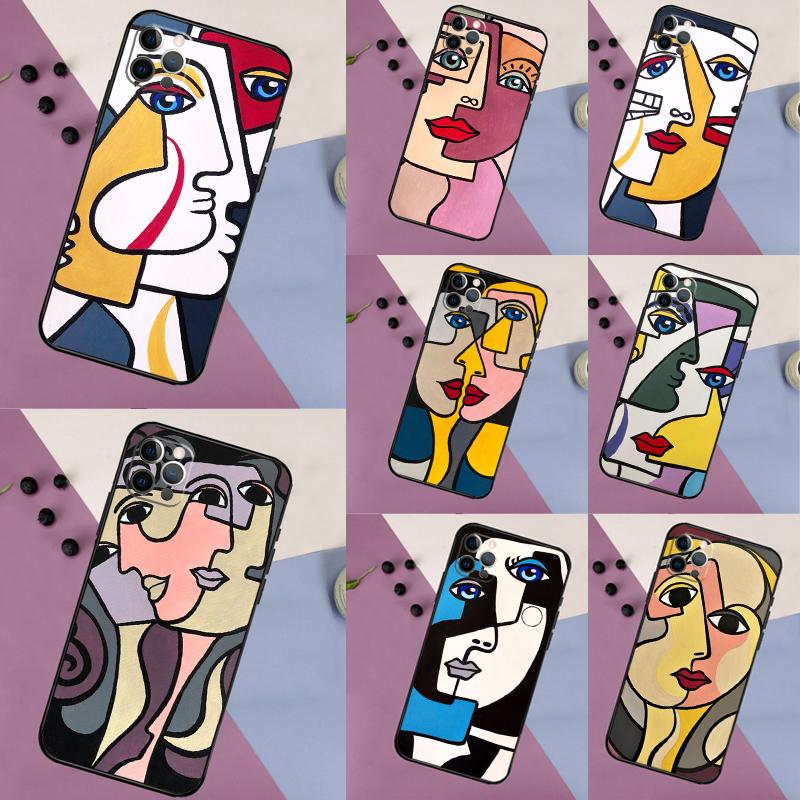 Abstract Portrait Art Painting For Samsung Galaxy A16 A26 A36 A56 A06 A53 A33 A13 A12 A32 A52 A55 A35 A15 A54 A34 A14 Case