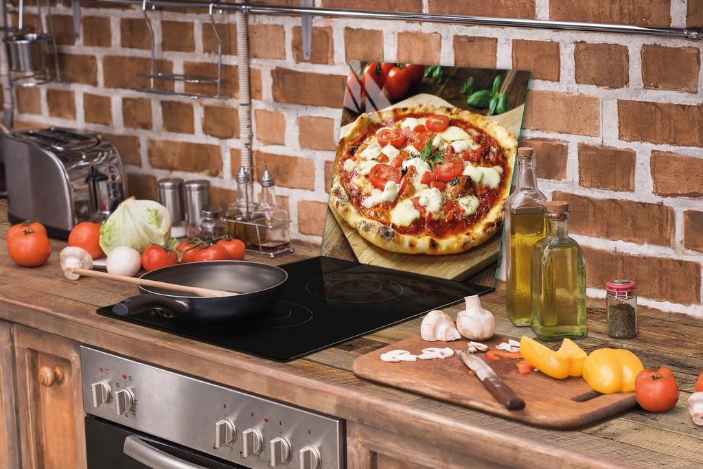 SZKLANA DESKA DO KROJENIA 52x40 PIZZA