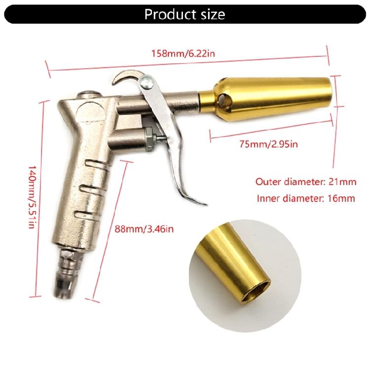 Air Compressor Blow Guns Metal Tool Air Inlet Kit Sprayer Blower Inflatable Nozzle Pneumatic Tool Dust Cleaning Tool