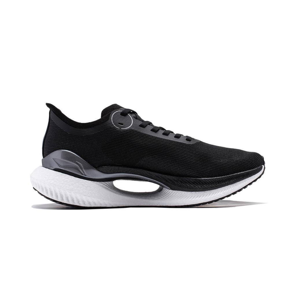 Li Ning Absolute Shadow 2 Essential Casual Shock Absorbing Non-Slip Wear-Resistant Breathable Rebound Running Shoes Men sneaker Black White ARRU003-3