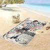 Custom Juve  Print Beach Towel, Large Soft Quick Dry Towel for Beach Camping Swimming