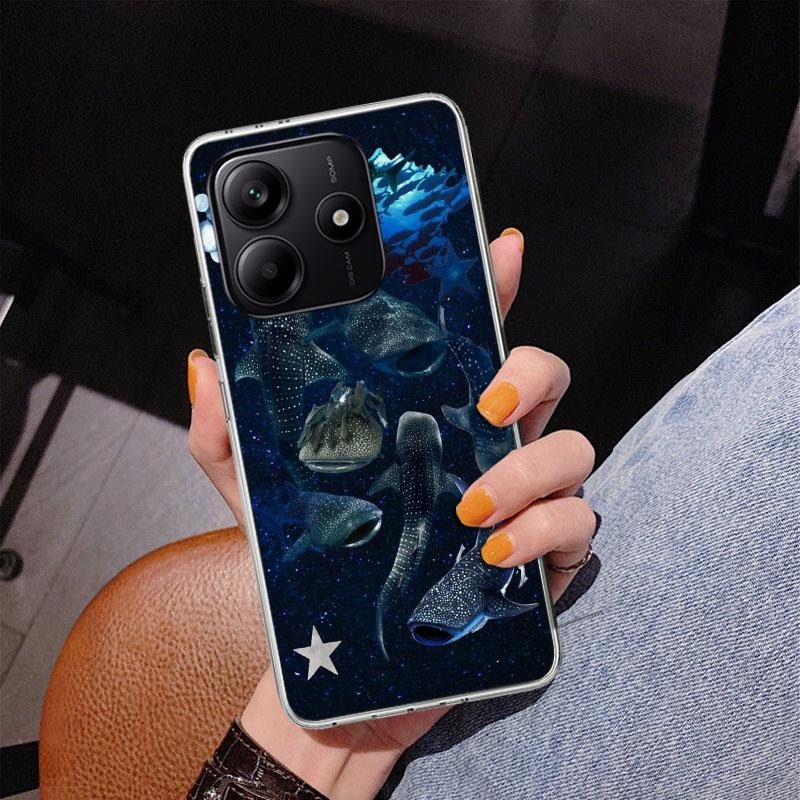 Ocean Whale Shark Phnoe Case for Phnoe Case for Xiaomi Redmi Note 15 14 14S 13 Pro Plus 12 12S 11S 11E 10S 10 11T 5G Unique Cove