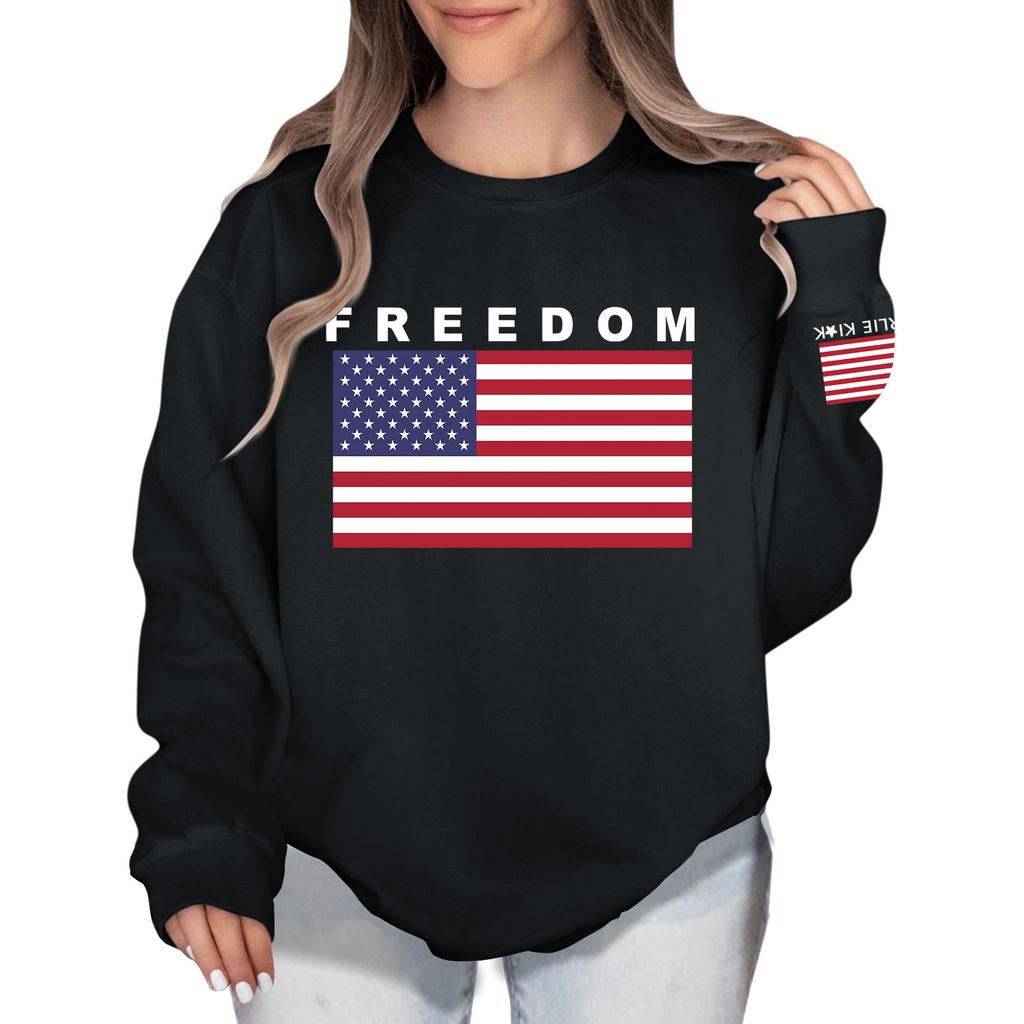 Women's Colorblock Sweatshirt Long Sleeve Round Neck Casual Comfortable Loose Lightweight Women's Sweatshirtt