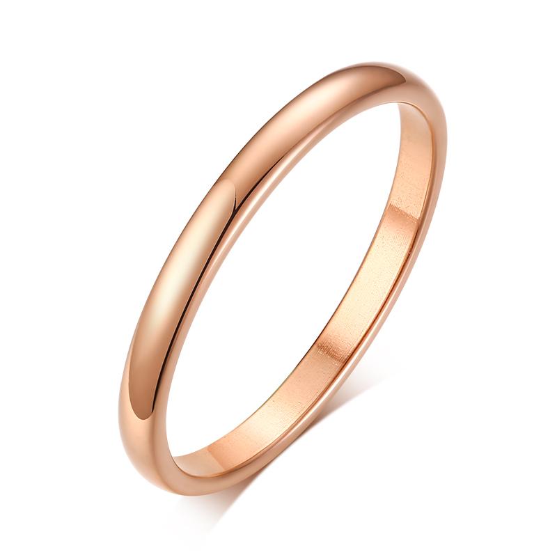 Chic Twisted Rope Slim Ring for Women, Stainless Steel Metal Wedding Rings Finger Band, New Elegant Simple Vintage Party Jewelry