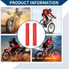 3/8" 10mm Universal Motorcycle Brake Lever Cover Non Slip Rubber Brake Lever Grip Sleeve for Motorcycle Scooter Bicycle Bike Red 1pair