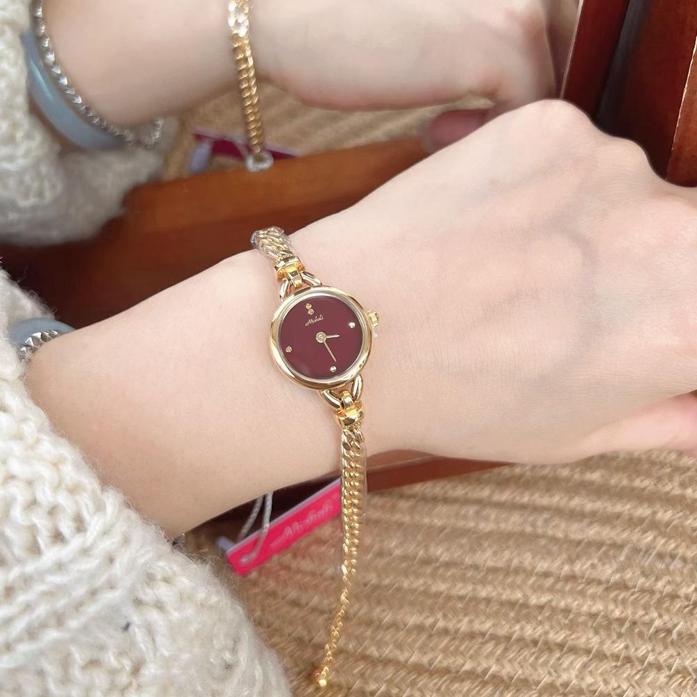 Small Gold Watch Bracelet With Thin Strap Trendy Women S Watch Simple And Small Temperament