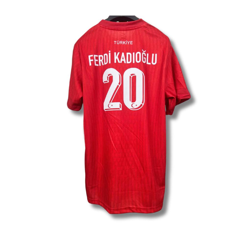 Ferdi Kadolu Trkiye Euro 2024 Red Adult Jersey