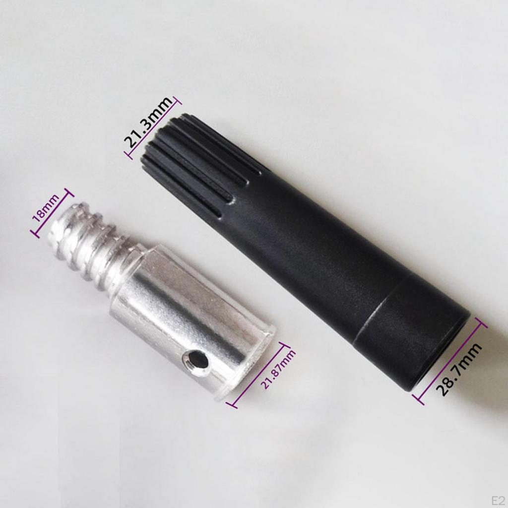 Adapterspitzen Griff Ersetzt Gadget Praktisch Langlebig Verlängerungsstange Gewindespitze für Besen Mopp