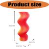 3D Printed Vases for Floral Display, Sculptural Wavy Striped Plastic Decors Decorative Flower Holder for Desk, Shelf, Entryway Styling