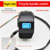 Electric Tricycle Handle Seat Switch Assembly Horn Headlight Turn Signal Universal Combination Button With Brake Lever