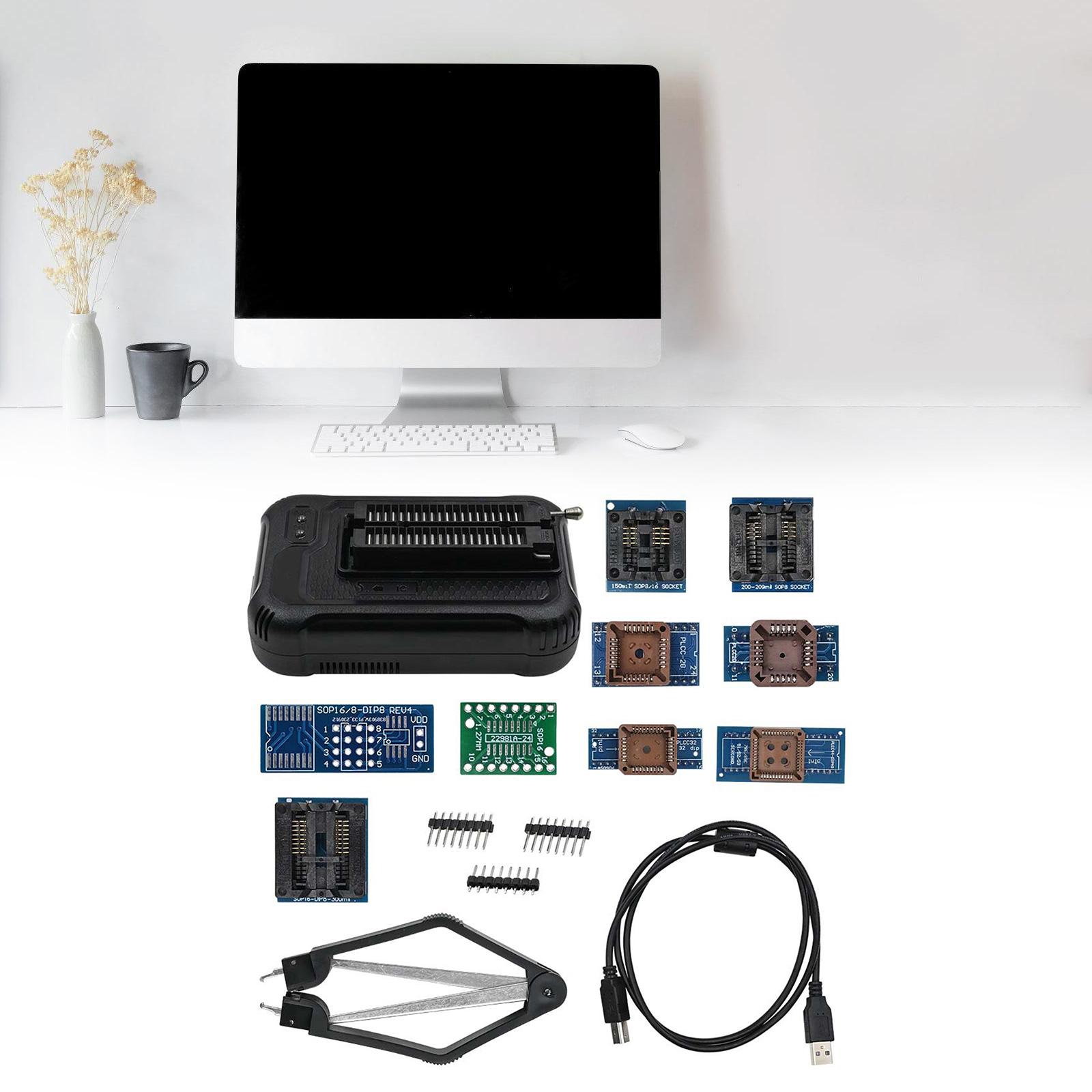 

Багатофункціональний програматор з можливістю гарячої заміни для 34000+ мікросхем, включаючи EPROM MCU SPI та NAND для моделей TL866II та TL866CS