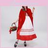 Charming Little Red Riding Hood Cosplay Gown For Women Perfect For Halloween And Events