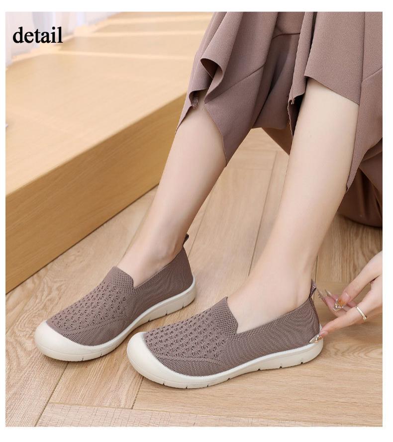 Scarpe da donna comode, traspiranti, slip-on, sneakers casual, leggere, piatte, da passeggio, eleganti, da lavoro, mocassini, scarpe da infermiera