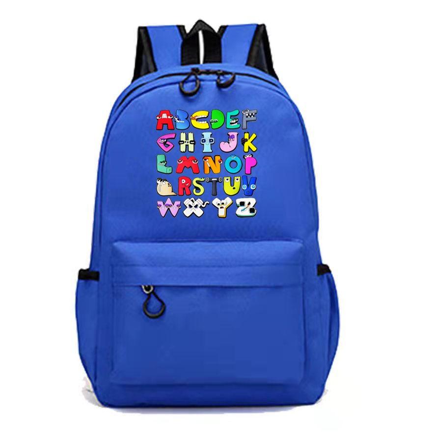 Cartoon-themed Alphabet Lore Backpack For Kids