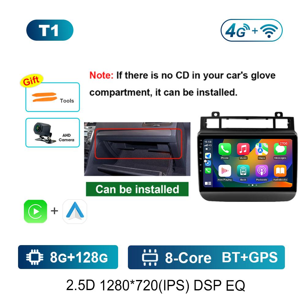 Car Radio Multimedia Player for VW Volkswagen Touareg FL NF 2011 - 2017 GPS Navi 4G IPS Screen Android System Head Unit Carplay