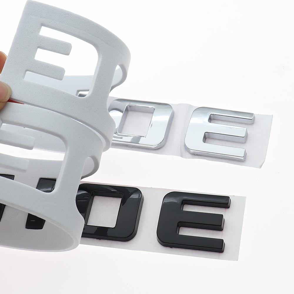 1PC 3D ABS Car Logo Side Sticker Tail Bumper Badge Auto Rear Trunk Emblem Decals Styling Accessories